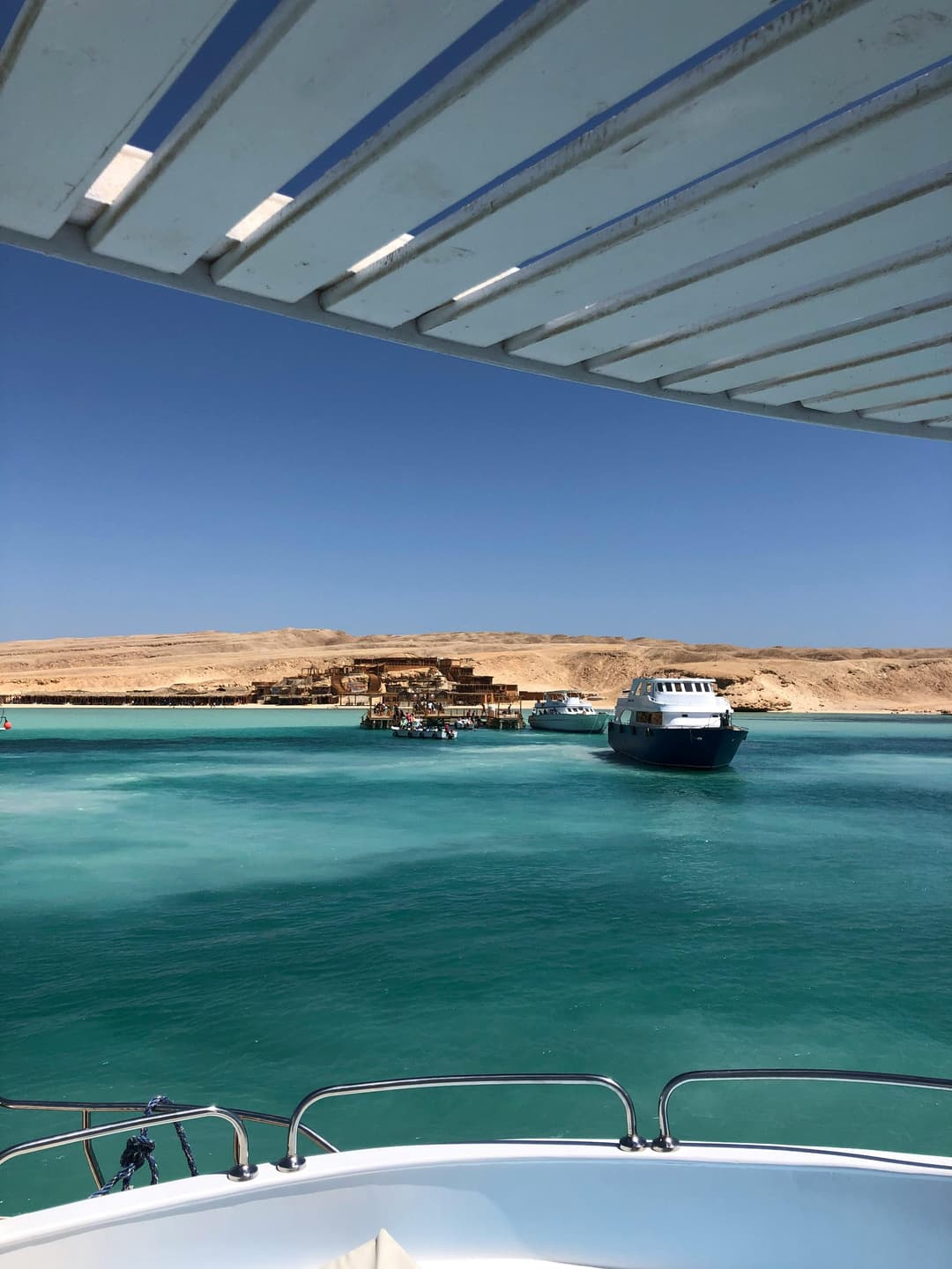 Boat trip across the Red Sea