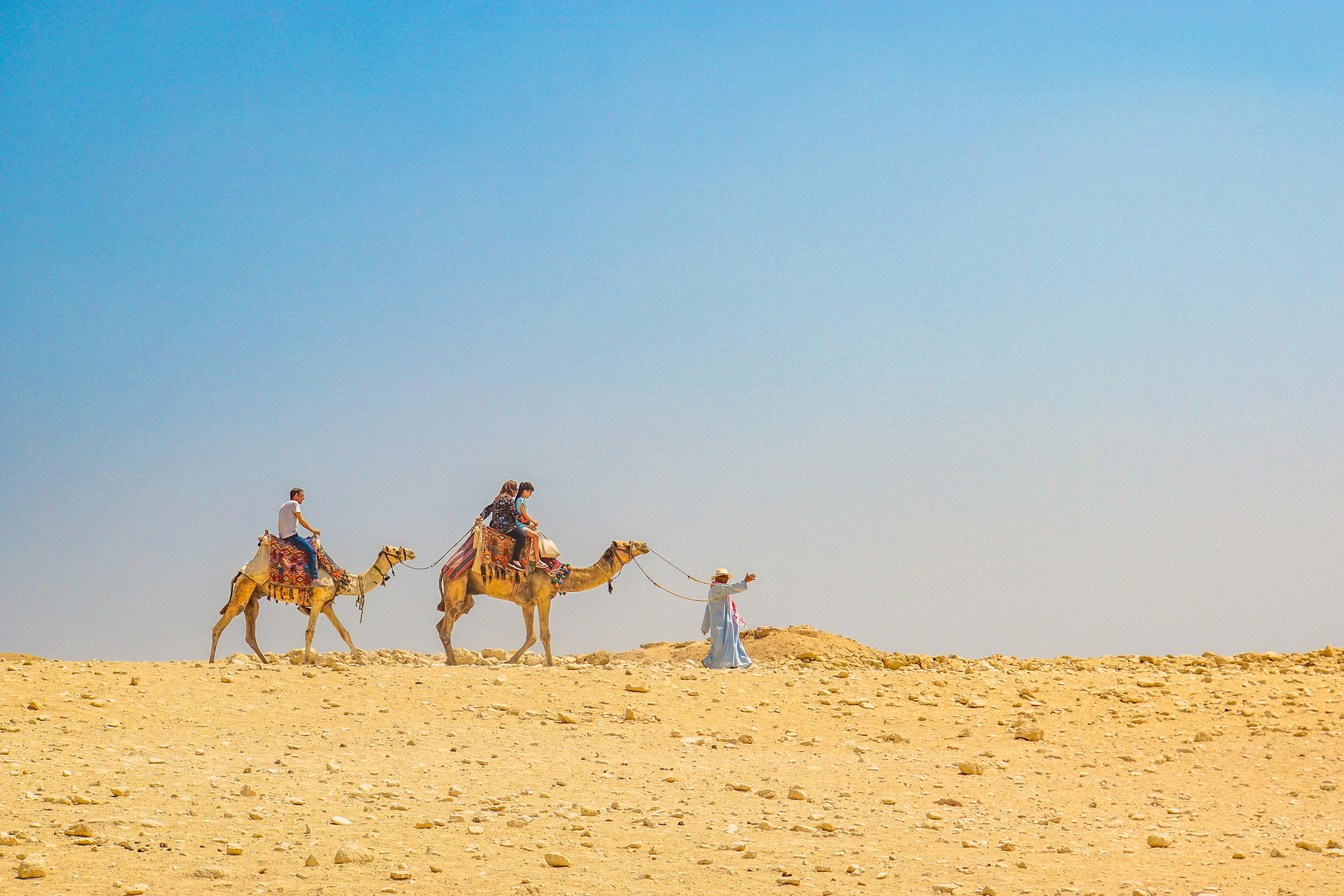 Camel ride at the Bedouin village