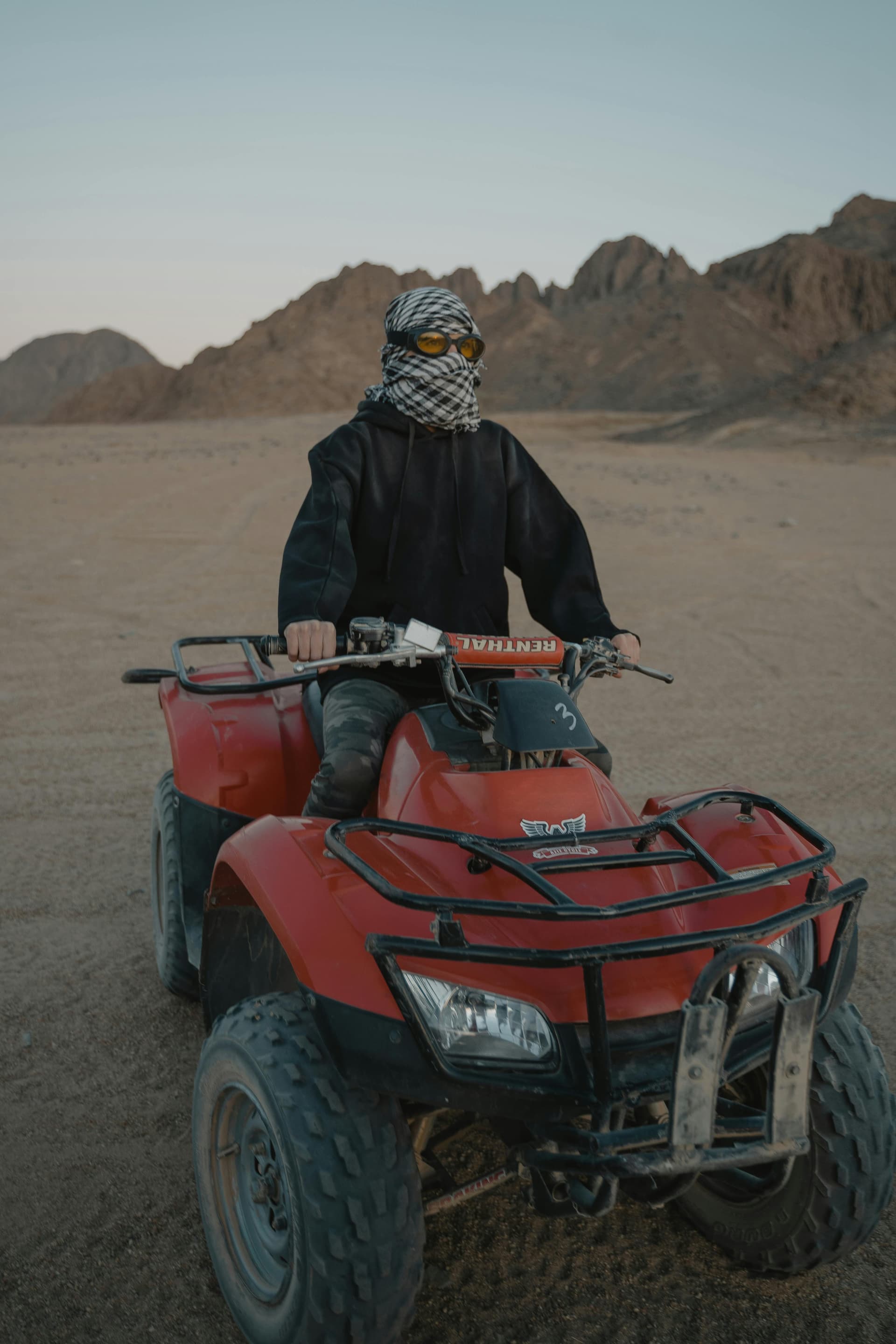 Quad biking in the Hurghada desert