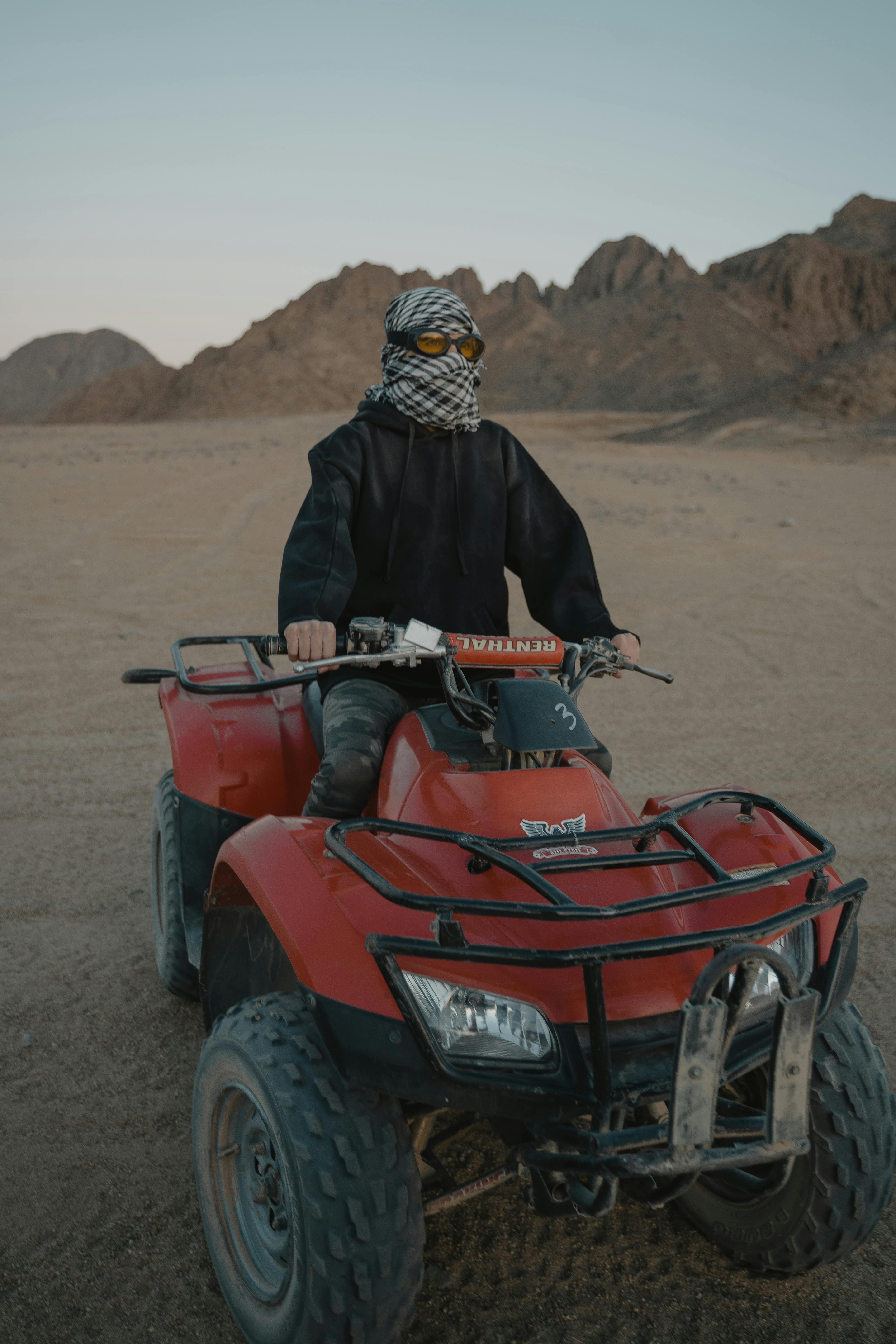 Quad biking through the Eastern Desert